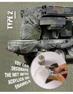 CAMOUFLAGE NET BROWN TYPE 2 2