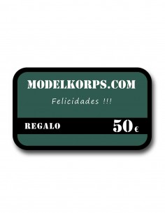 TARJETA REGALO 50e. MODELKORPS
