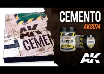 Terrains Concrete para simular cemento en tus maquetas. AK8014