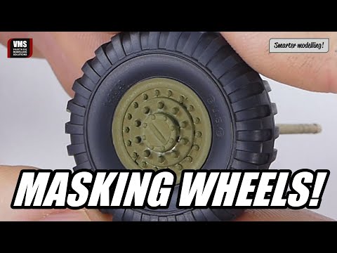 Cómo pintar ruedas modelo usando el tutorial VMS Liquid Mask