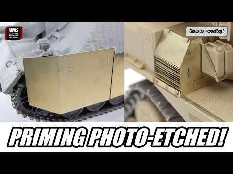 Cómo pintar piezas fotograbadas – VMS METAL PREP 4K metal primer